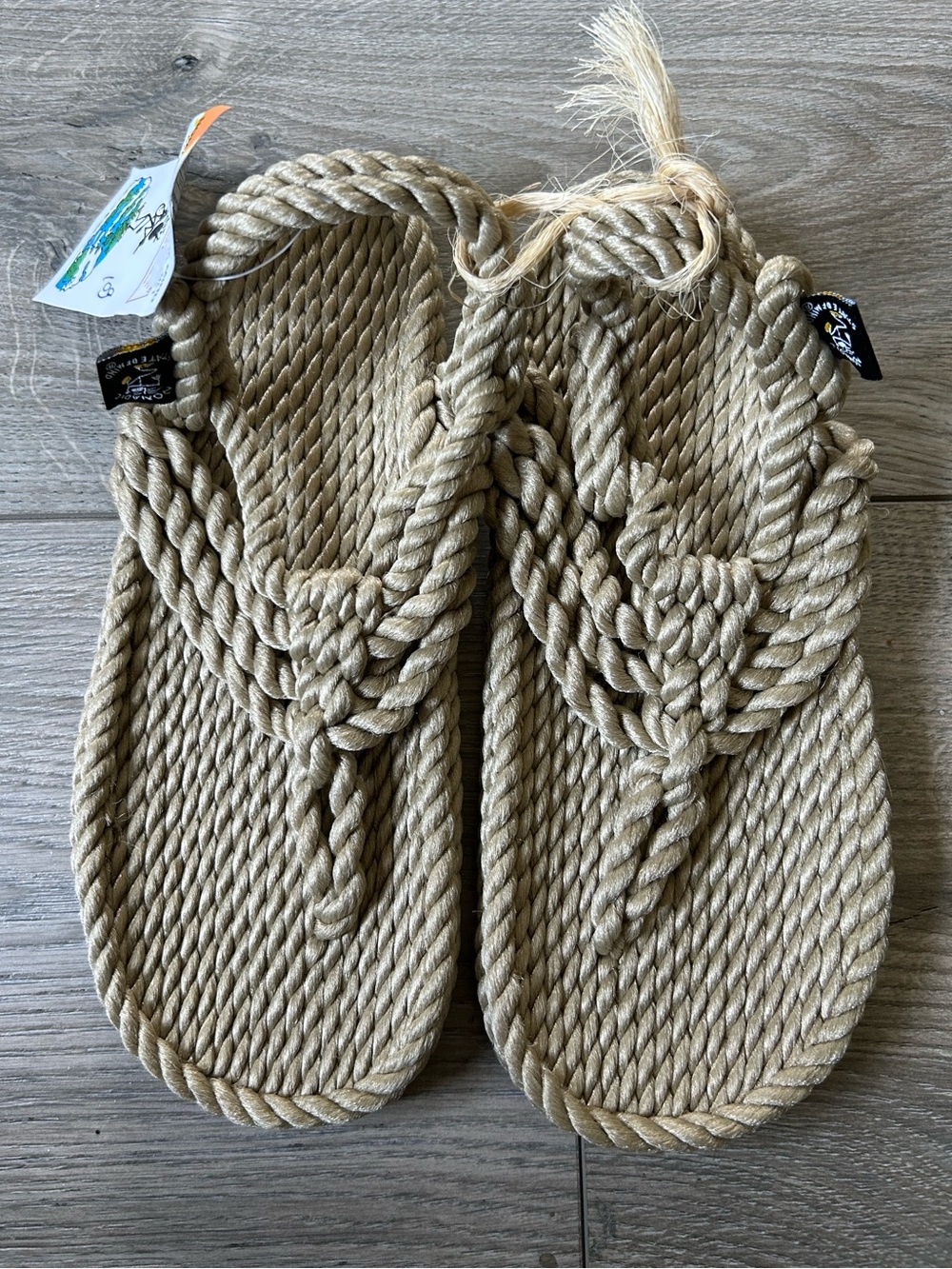 Nomadic State of Mind Jester Rope Thong Sandals Size 36 New